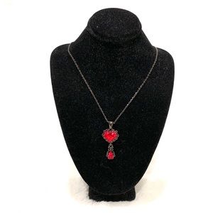 Victorian Trading Bleeding Heart Necklace